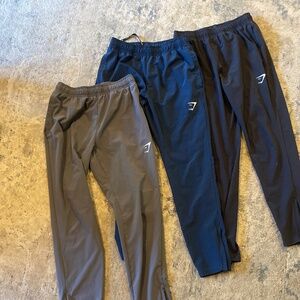 Men’s xs gymshark joggers- 3 pairs